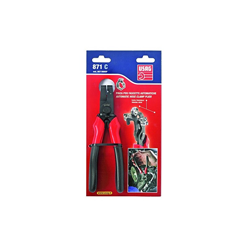 USAG 871 C Click Spring Clips Pliers, 180 mm