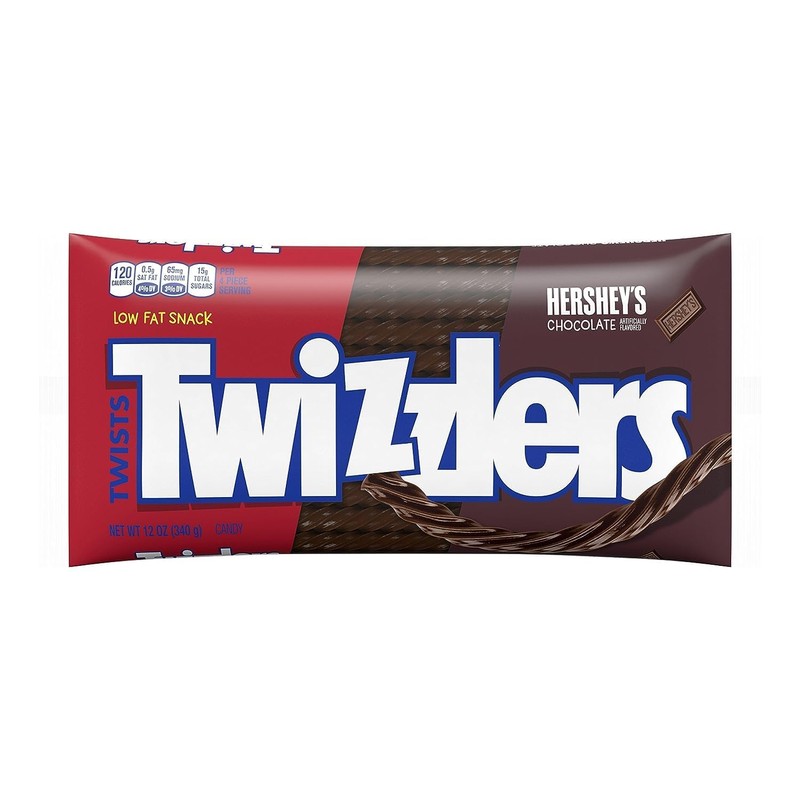 Twizzlers Chocolate Flavored Twists - Pack of 2-12 oz Bags