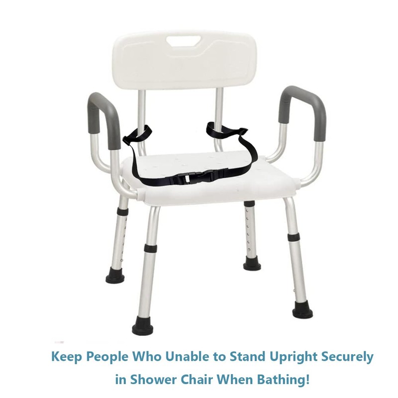 Elderly Shower Chair Seat Anti-Slip Belt, Universal Bath Bench Buckle