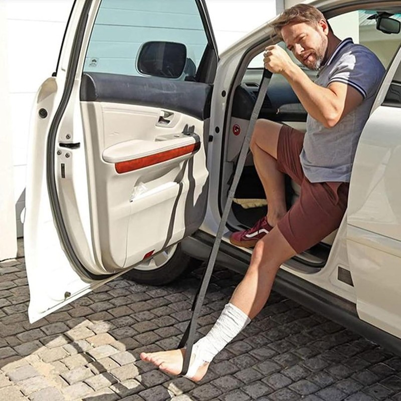 Durable Leg Lifter Mobility Aid with Strong Handle Strap -
