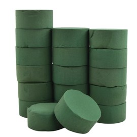 Bloques de Espuma Floral Húmeda, 18 Piezas, 8x4 cm, Verde, Alta Absorción, para Arreglos Florales, Centros de Mesa y Manualidades