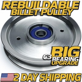 HD Switch Billet 781385 Idler Pulley 6.75" for Hustler Z, Super Z, Diesel Z, Mini Z, X-One