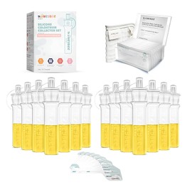 Kit Colector de Calostro Honeybee Baby | Colector Reutilizable de Leche Materna de Silicona para la Recolección de Calostro, Pre-Esterilizado Incluye Estuche de Almacenamiento y Toallitas de Algodón