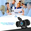 Akyta Web Camera for Laptop, 1080P Webcam with Noise-Canceling Microphone/Privacy