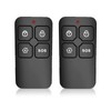Wolf-Guard Alarm Accessory - Remote Key Fob(Black,Pack of 2)