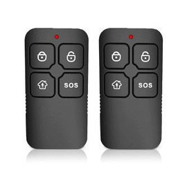 Wolf-Guard Alarm Accessory - Remote Key Fob(Black,Pack of 2)