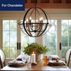 FLSNT 5000K Daylight LED Chandelier Edison Bulbs, 60W Equivalent, Dimmable