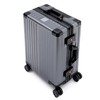 YYW Aluminum Carry-On Luggage Airline Approved Lightweight Suitcase with TSA