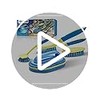 Scrub Brush Set for Bathroom Kitchen Bathtub Toilet Deep Cleaning