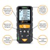 GTSE Laser Distance Meter 100M/328ft, 2 Bubble Levels, Portable Digital