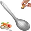 Stainless Steel Grater Spoon,Garlic Grinders Grating Spoons,Grater Grinder Spoon,Ginger Grater