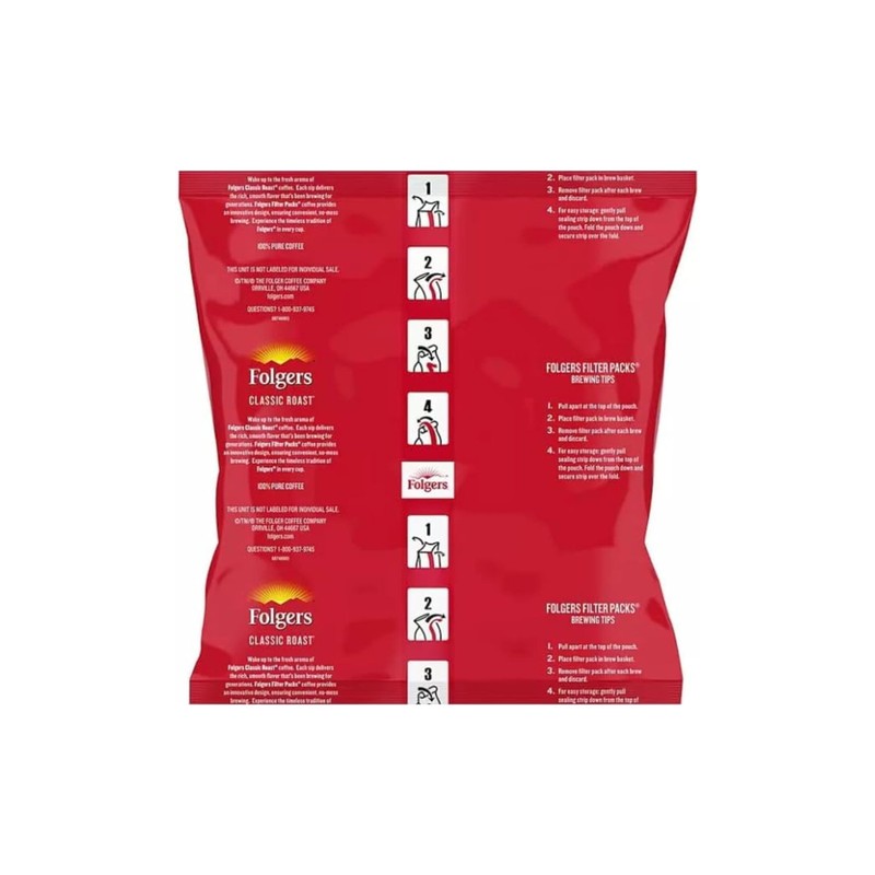 Classic Medium Roast Ground Coffee Filter Bundle - 10 Count