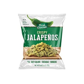 Fresh Gourmet Crispy Lightly Salted Jalapenos | 1 Pound, Pack of 10 | Low Carb | Crunchy Snack and Salad Topper