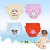 4Pcs Anti Leakage Baby Cartoon Training Pants 4 Layers Waterproof