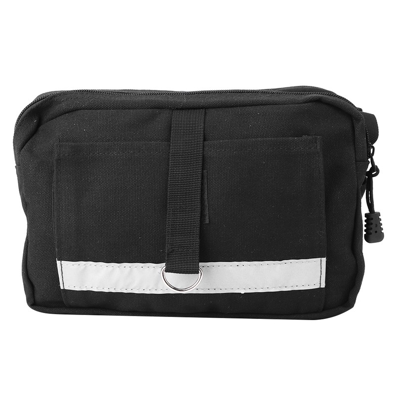 Reflective Stripe Canvas Bag Outdoor Sports Multifunction Large Capacity Pack