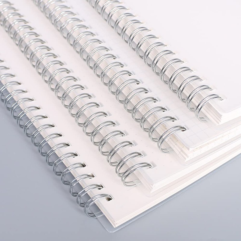 Shulaner A6 Small Spiral Notebook Lined, 80 Sheet Lined Paper