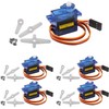 ICQUANZX 5pcs SG90 9G Micro Servo Motor Kit with RC