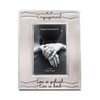 Haysom Interiors Beautiful Two Tone Silver Plated Engagement 4" x