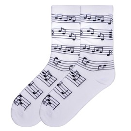 K. Bell Womens Cotton Blend Novelty Crew Socks, KBWF15H001-01, 9-11