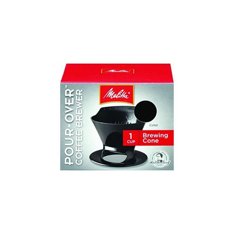 Melitta Ready Set Joe Single Cup Coffee Brewer, Black -