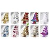 4 Pieces Plastic Tree 14.5 cm (Silver) PVC Shatterproof //