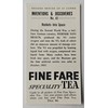 1960 Fine Fare Tea Inventions & Discoveries #47 ROCKETS INTO