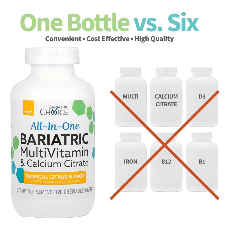 Multivitaminico Bariatrico Bariatrica 120 Unidaides Eg J16 Sabor Berry