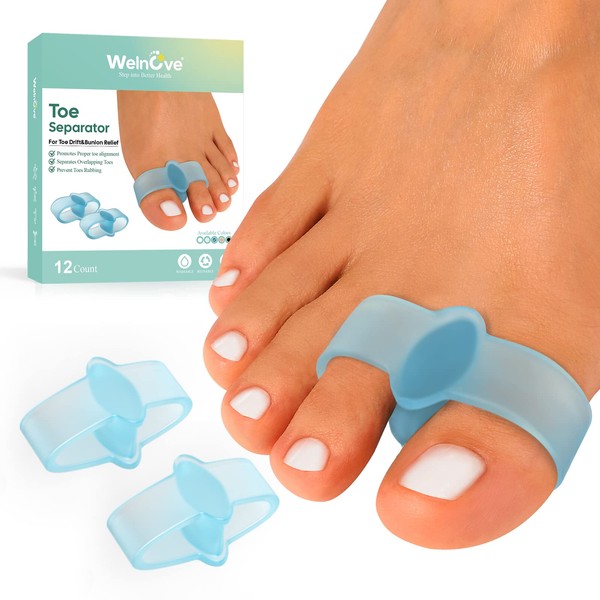 Welnove Welnove Toe Separators with 2 Loops - Pack of