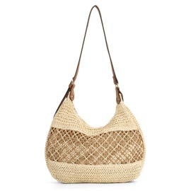 LHHMZ Women's Straw Weaving Hobo Shoulder Bag Woven Beach Tote Summer Travel Beach Handbags 2025