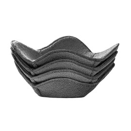 Sheff Microwave Bowl Cozy Huggers set of 4 – Durable and Reliable – For Hot and Cold Bowls, Plates and Dishes Bowl Holder for Microwave – Bowl Cozies Ideal Household Gift Store (Gray)