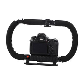 KOMBIUDA Rig Handheld Camera Stabilizer with Non Slip Base Screw for DSLR Mobile Phones Comfortable Sponge Armrest for Versatile Use Photography Enthusiasts