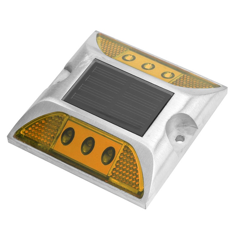 LED Solar Power Ground Marker Lights Waterproof Outdoor Driveway Road