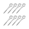 QWORK® Eye Bolt with Wood Thread M8 x 80 mm