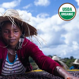 Ethiopia Guji Natural ORGANIC ETHIOPIA BUKU SAYISA BLUEBERRY HONEYDEW JASMINE GREEN COFFEE BEAN 2.5 LB