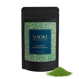 Auténtico té verde Matcha japonés en polvo de Uji Kyoto por Naoki Matcha 3.52 Ounce (Pack of 1)                                                       