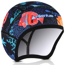 HIKENTURE Kids Skull Cap,Winter Ski Hat Helmet Liner for Boys and Girls, Children Running Beanie(1140-10)