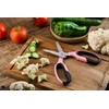 Beaditive Multi-Purpose 8" Kitchen Shears - Detachable, Serrated Blades, Japanese