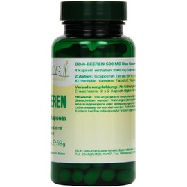 Bios Goji Berries 500 mg 100 Capsules Pack of 1 x 59 g