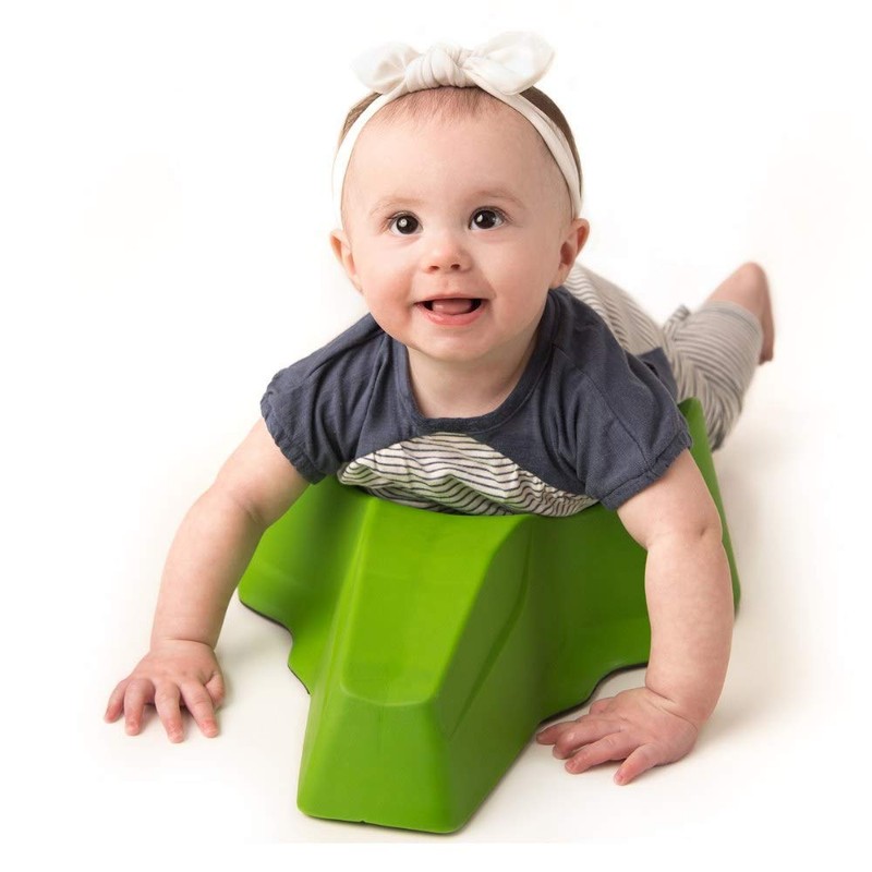 CRAWLIGATOR Tummy Time Mobility Toy for Infants 4-12 Months (Green)