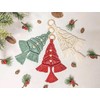xinrongda Christmas Tree DIY Set, Macrame DIY Kit for Christmas,