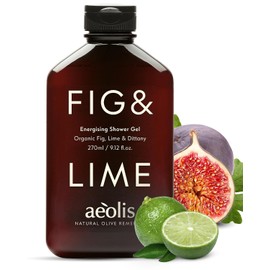 Gel de ducha hidratante AEOLIS con jazmín y aloe vera natural, extracto de aceite de oliva totalmente natural
