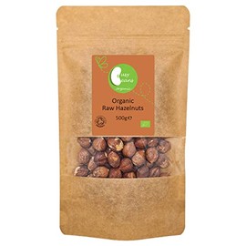 Organic Raw Hazelnuts - Certified Organic - by Busy Beans Organic (500g)