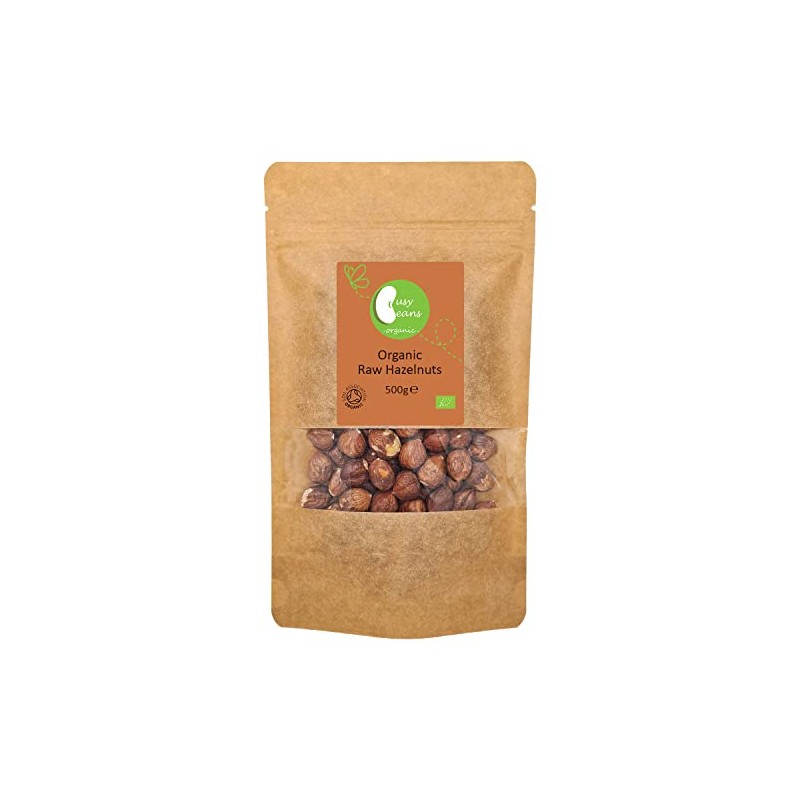 Organic Raw Hazelnuts - Certified Organic - by Busy Beans