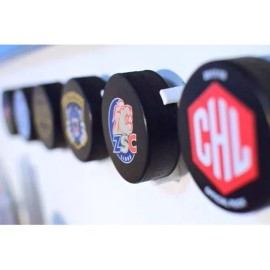 ulovemydeals Hockey Puck Wall Display Mount | Ice Hockey Decor | Standard Hockey Puck Holder