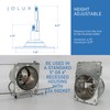Jolux 5/6 Inch Adjustable Height LED Can Lights Retrofit Recessed