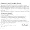 Rohto Melano CC Measures Facial Mask - 28 Sheets -
