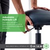 Gaiam Balance Ball Chair Stool, Half-Dome Stability Ball Adjustable Swivel