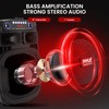 Pyle Portable Bluetooth PA Speaker System - 800W 12”Outdoor Bluetooth