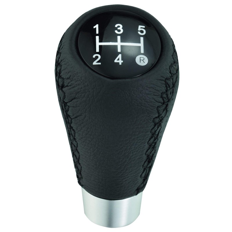 Abfer Shifter Knob 5 Speed Leather Car Gear Stick Shifting