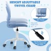 LUARANE Kids Desk Chair, Adjustable Swivel Chair for Children, Armless